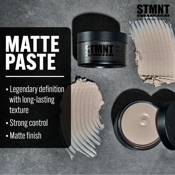 STMNT Statement Grooming Goods Cleanser, Beard oil + Matte Paste - Picture 10 of 10